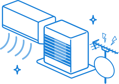 エアコンのイラスト